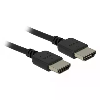 HDMI kabelis DeLOCK 85217 2 m, A tipo kištukas – A tipo kištukas, juodas