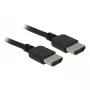 HDMI kabelis DeLOCK 85217 2 m, A tipo kištukas – A tipo kištukas, juodas