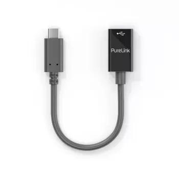USB kabelis PureLink IS231 0,1 m USB-C USB-A juodas