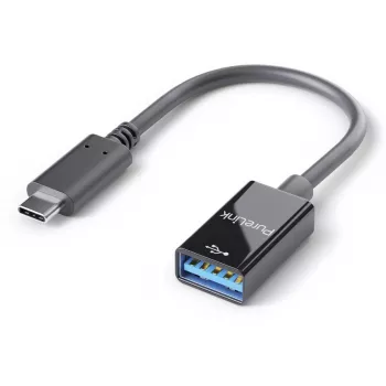 USB kabelis PureLink IS231 0,1 m USB-C USB-A juodas