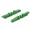 Tvirtinimo rinkinys DeLOCK 66262 Žalias Plastikinis