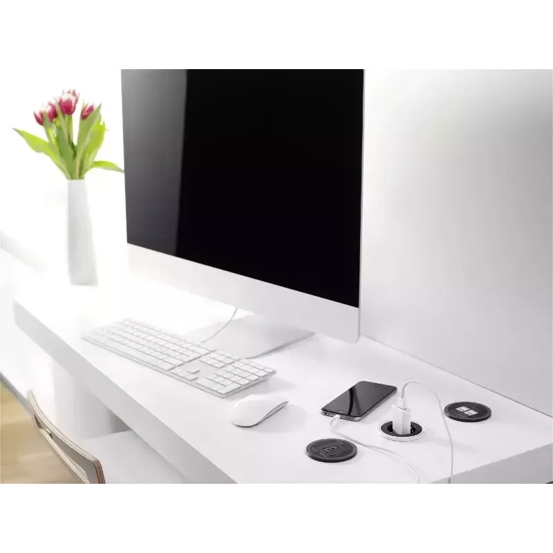Kištukinis lizdas F tipas Bachmann 926.001 Juodas