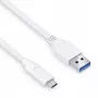PureLink IS2610-010 iSeries Premium USB-C į USB-A kabelis, USB 3.1 Gen 2, 10 Gbps, 3 A, 1 m, baltos spalvos