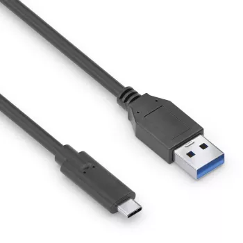 PureLink IS2611-005 iSeries Premium USB-C į USB-A kabelis, USB 3.1 Gen 2, 10 Gbps, 3 A, 0,5 m, juodos spalvos