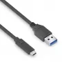 USB kabelis PureLink IS2611-010 USB 3.2 Gen 2 1m USB-C USB-A juodas