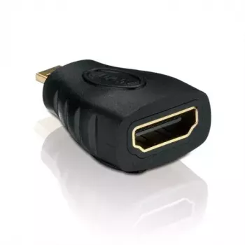 Pridėtinis lizdo keitiklis HDMI į microHDMI juodas PureLink X-HA050 su paauksuotais kontaktais