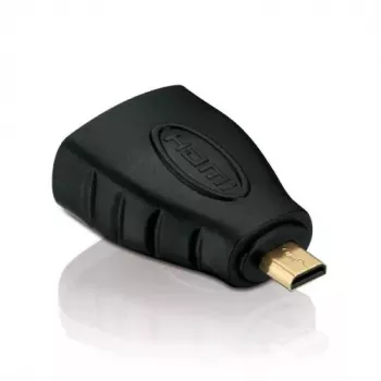 Pridėtinis lizdo keitiklis HDMI į microHDMI juodas PureLink X-HA050 su paauksuotais kontaktais