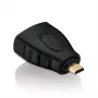 Pridėtinis lizdo keitiklis HDMI į microHDMI juodas PureLink X-HA050 su paauksuotais kontaktais