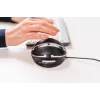 BakkerElkhuizen Oyster Wired pelė, Ambidekstrinė, Vertikalus dizainas, Lazerinė, USB Type-A, 1200 DPI, Juoda, Sidabrinė
