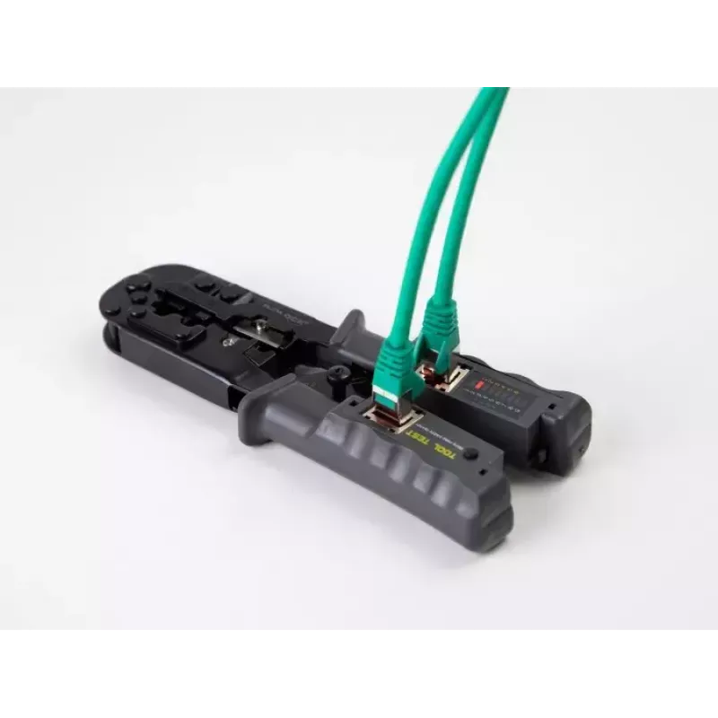 Crimp įrankis su striperiu ir tinklo testeriu DeLOCK 90510