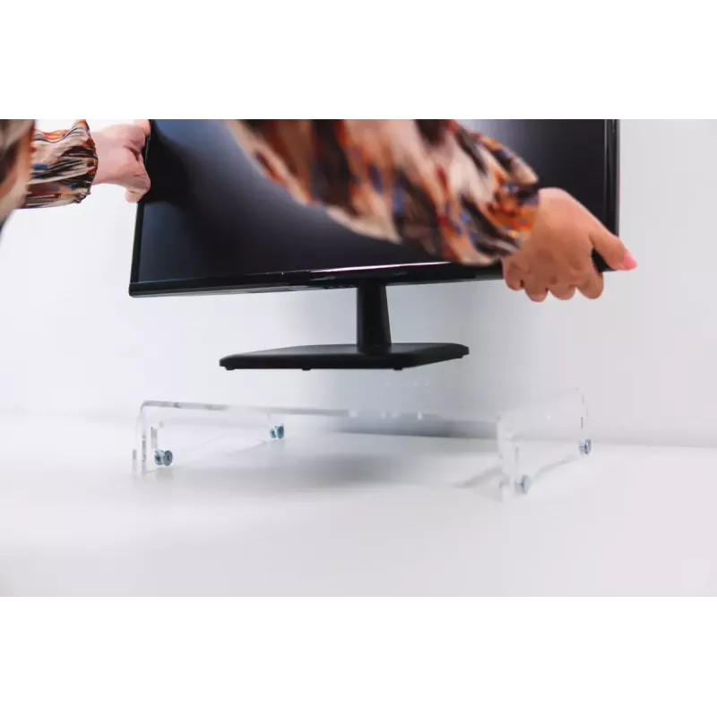Reguliuojamo aukščio monitoriaus stovas BakkerElkhuizen Q-riser 110 61 cm (24 colių)