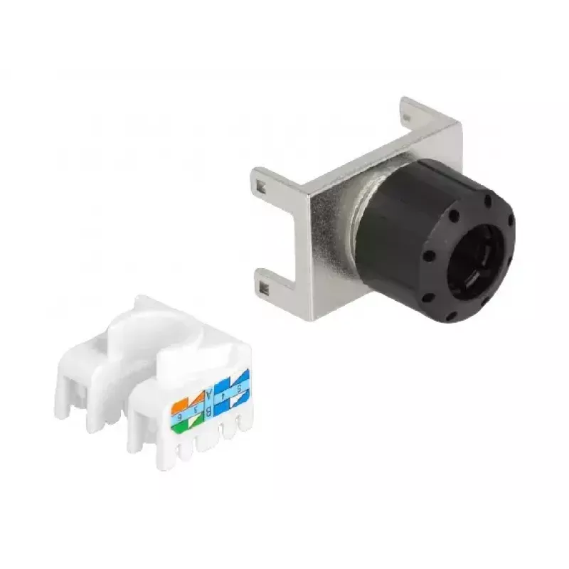 Keystone modulis RJ45 lizdas į LSA DeLOCK 87036