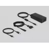 USB šakotuvas DeLOCK 63739, 16 prievadų, USB 3.2 Gen 1, pilkas metalinis korpusas