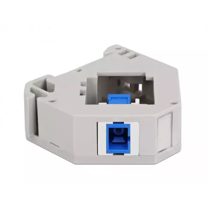Keystone modulis DELOCK 87164 – SC į SC adapteris, spalvos: mėlyna/pilka/balta, 60,1×59,4×21,6 mm