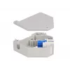 Keystone modulis DELOCK 87164 – SC į SC adapteris, spalvos: mėlyna/pilka/balta, 60,1×59,4×21,6 mm