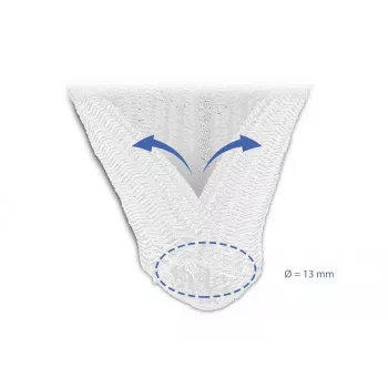 Pintas movinis vamzdelis DeLOCK 20808 5 m x 13 mm baltas