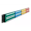 DeLOCK 19 colių skirstomasis skydas 48 prievadų Cat.5e 2U spalvotas RJ-45