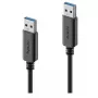 PureLink iSeries IS2401-020 USB-A – USB-A kabelis, USB 3.1 Gen 1, 2 m, juodas