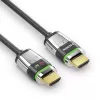 FiberX FX-I355-010 HDMI laidas 10 m HDMI Type A pilka sidabrinė