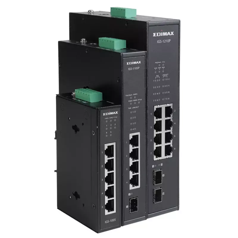 Nevaldomas Edimax IGS-1005 L2 Gigabit Ethernet 5 prievadų jungiklis