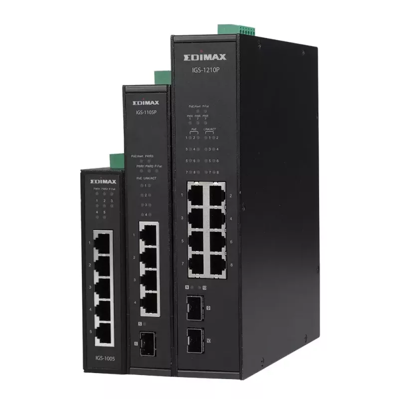 Nevaldomas Edimax IGS-1005 L2 Gigabit Ethernet 5 prievadų jungiklis