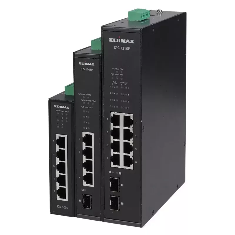 Nevaldomas Edimax IGS-1005 L2 Gigabit Ethernet 5 prievadų jungiklis
