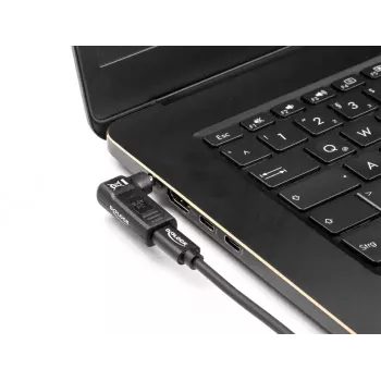 DeLOCK adapteris USB Type-C moteriškas į Dell 4,5x3,0 mm vyriškas 90° kampu