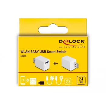 „Wi-Fi“ valdomas USB kištukas DeLOCK 11828, 2 A, baltas