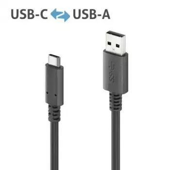 USB laidas PureLink PI6100-020 2m USB 3.2 Gen 2 USB A USB C juodas
