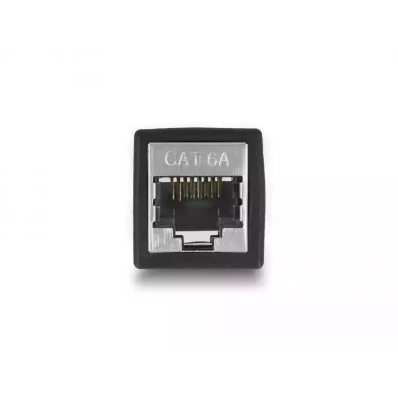 DeLOCK RJ45 lizdo į RJ45 lizdą adapteris Cat.6A juodas