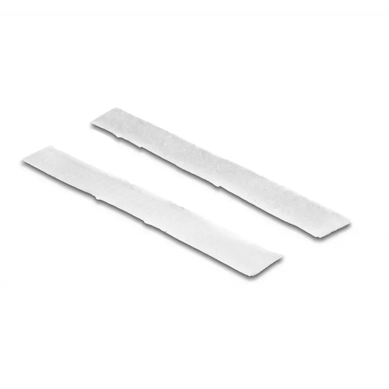 DeLOCK lipnus lipdukas su kabliukais ir kilpomis, 5 m x 20 mm, baltas