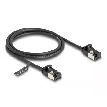 DeLOCK RJ45 laidas kištukas–kištukas Cat.8.1 1m juodas