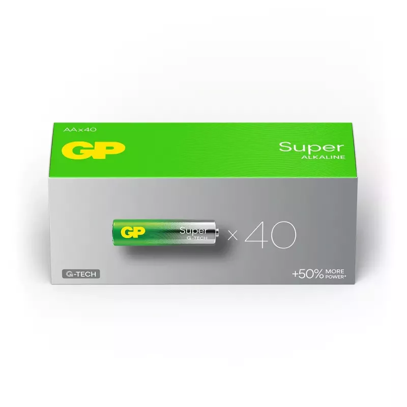 Vienkartinė baterija GP Batteries 03015AETA-B40 AA Šarminė