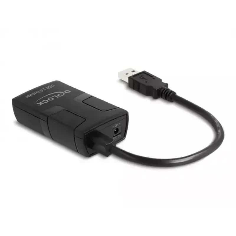 DeLOCK USB 2.0 izoliatorius Type-A kištukas į lizdą 5 kV galvaninė izoliacija