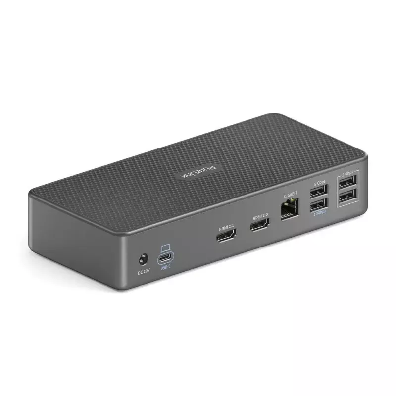 Dokovimo stotelė PureLink VL-D200 pilka USB Power Delivery HDMI 2.0
