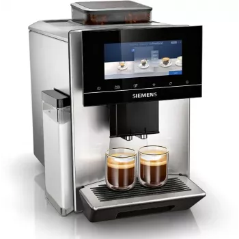Pilnai automatinis espreso aparatas Siemens TQ903D03, su malūnėliu, 2.3 L vandens talpa, 375 g pupelių talpykla, 1500 W, nerūdijantis plienas