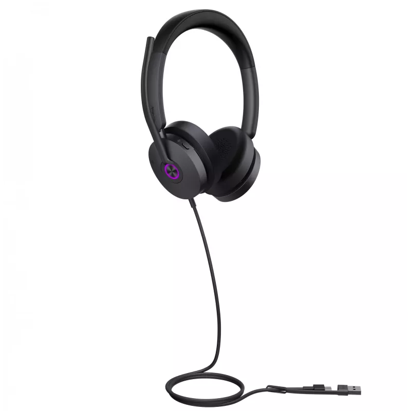 Yealink UH48 Dual UC USB-C/A ausinės su mikrofono triukšmo slopinimu