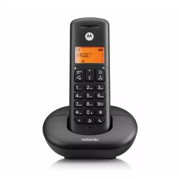Belaidis DECT telefono ragelis MOTOROLA E201 su garsiakalbio funkcija, iki 50 registracijų