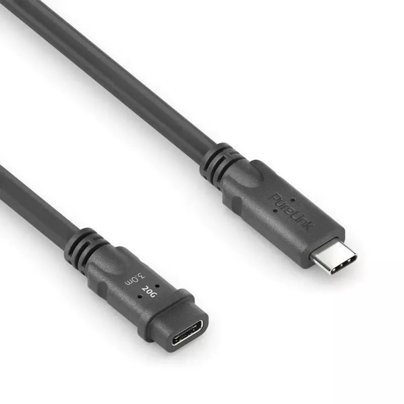 USB-C ilginimo kabelis PureLink PI6630-030 USB4 Gen 2x2 3 m juodas
