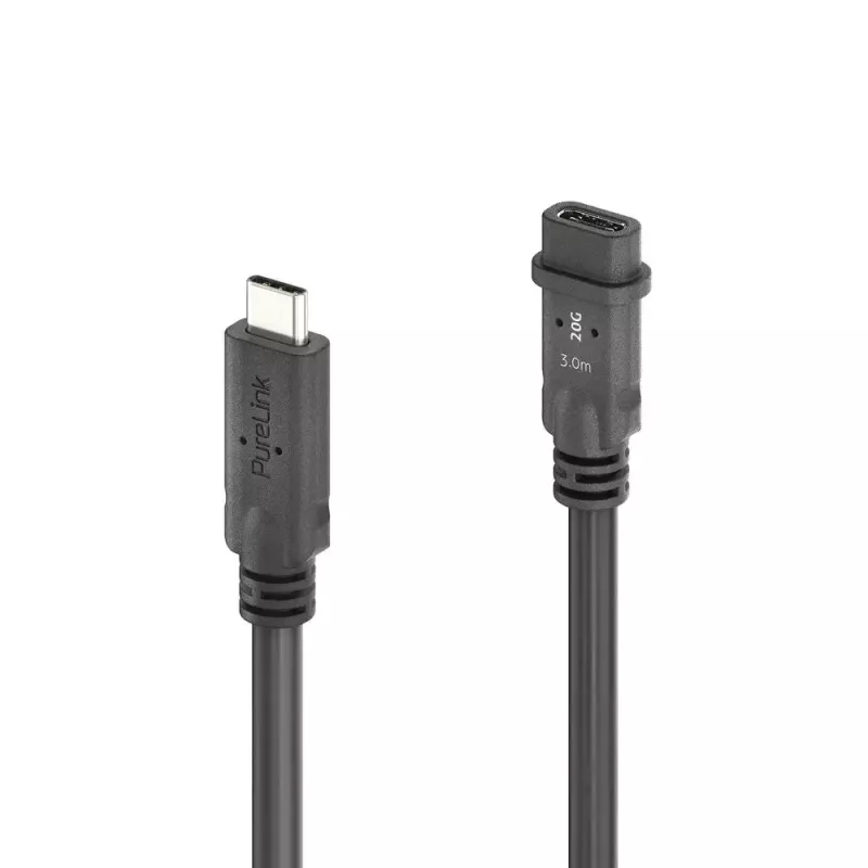 USB-C ilginimo kabelis PureLink PI6630-030 USB4 Gen 2x2 3 m juodas