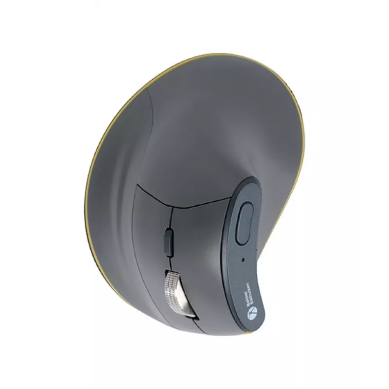 BakkerElkhuizen FastForward pelė, dešinei rankai, vertikalus dizainas, optinė, RF belaidė + Bluetooth + USB Type-C, 500 DPI, pilka