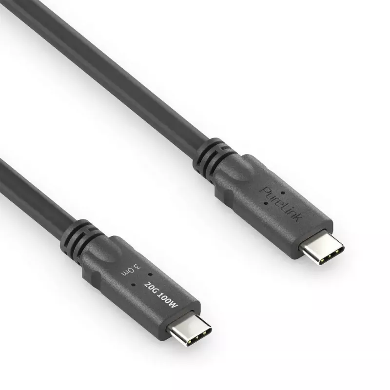 USB-C laidas PureLink PI6600-020 USB4 Gen 2x2 2 m juodas