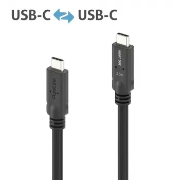 USB-C laidas PureLink PI6600-020 USB4 Gen 2x2 2 m juodas