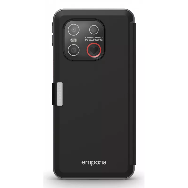 Emporia emporiaSMART.7lite 13,8 cm (5,45 colio) vienos SIM kortelės išmanusis telefonas Android 15 4G USB Type-C 6 GB 128 GB 3500 mAh juodas