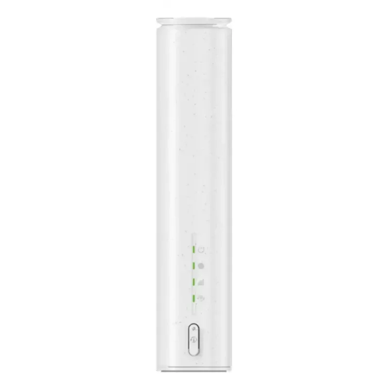 Stalinis 5G belaidis maršrutizatorius Telekom Zyxel NR5111, dviejų juostų 2,4/5 GHz, Wi‑Fi 6, Gigabit Ethernet, 3000 Mbps, baltas