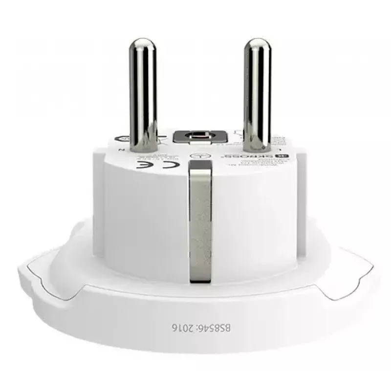 Kelioninis adapteris SKROSS World to Europe – universalus įėjimas į europietišką lizdą, baltas, 64×58×47 mm