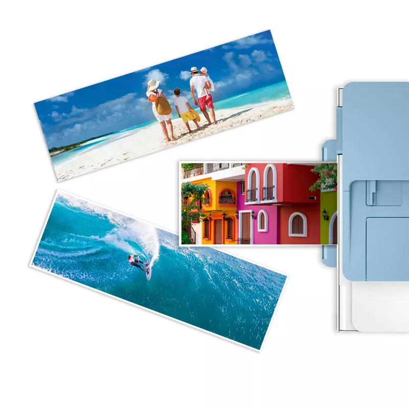 HP blizgus nuotraukų popierius 10,1 x 30,5 cm 250 g/m² 10 lapų