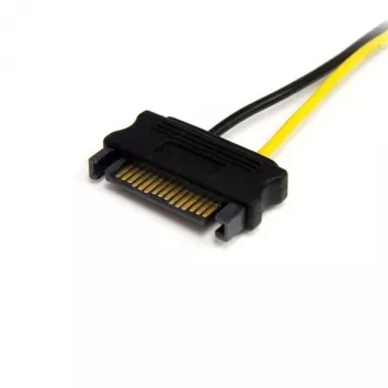 StarTech.com 6 colių SATA maitinimo į 8 kontaktų PCI Express vaizdo plokštės maitinimo laidas adapteris