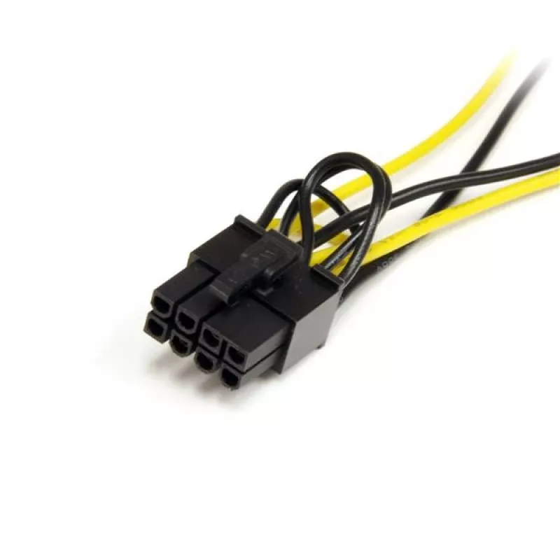 StarTech.com 6 colių SATA maitinimo į 8 kontaktų PCI Express vaizdo plokštės maitinimo laidas adapteris