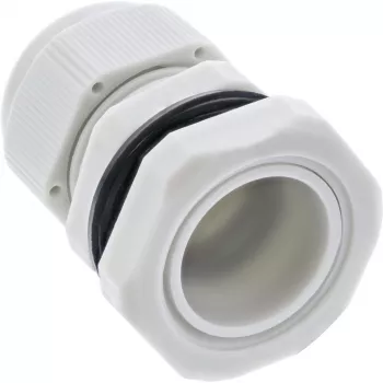 Kabelio įvadas InLine 6–12 mm nailonas IP68 pilkas, pakuotė po 10 vnt., išorinis skersmuo 12 mm